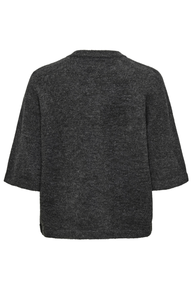 ONLCAMILLA S/S CARDIGAN KNT NOOS 15348772 DARK GREY MELANGE